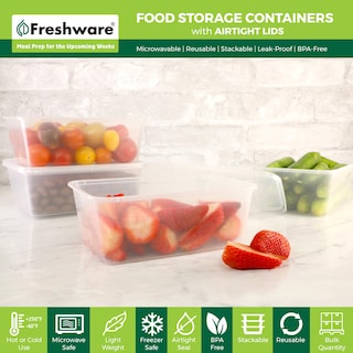 Foto 2 | Foto 2 | Set De 50 Recipientes De Almacenamiento De Alimentos Freshware De 750 Ml Con Tapas - Venta Internacional.