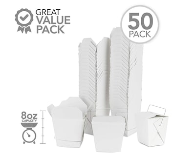 Foto 3 | Foto 3 | Recipientes Para Comida Stock Your Home Chinese 240 Ml (paquete De 50) - Venta Internacional.