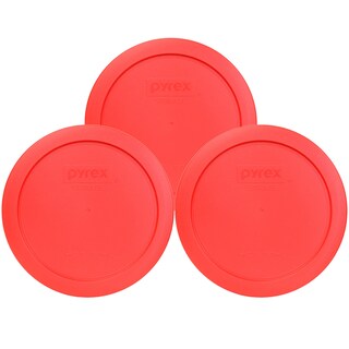 Foto 1 | Foto 1 | Tapas De Almacenamiento De Alimentos Pyrex 7201-pc 4 Tazas Plástico Rojo X3 - Venta Internacional.