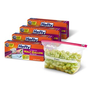 Foto 1 | Foto 1 | Bolsas De Almacenamiento Hefty Slider Calendar De Medio Galón 128 Unidades - Venta Internacional.