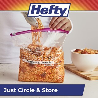 Foto 5 | Foto 5 | Bolsas De Almacenamiento Hefty Slider Calendar Tamaño Galón 120 Unidades - Venta Internacional.