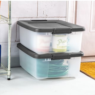 Foto 6 | Foto 6 | Bidones De Almacenamiento Sterilite Shelftote De 25 Litros De Plástico Transparente Paquete De 6 - Venta Internacional.