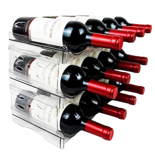 Foto 1 | Foto 1 | Estante Porta Botellas de 3 Niveles en Material Pet Brandtrendy -Organización Ecológica y Estilo Elegante