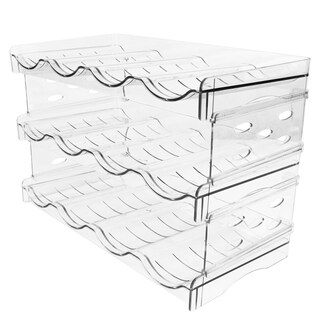 Foto 3 | Foto 3 | Estante Porta Botellas de 3 Niveles en Material Pet Brandtrendy -Organización Ecológica y Estilo Elegante