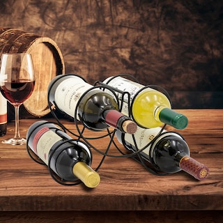 Foto 2 | Foto 2 | Portabotellas de Vino Zomilux Negro para 4 Botellas