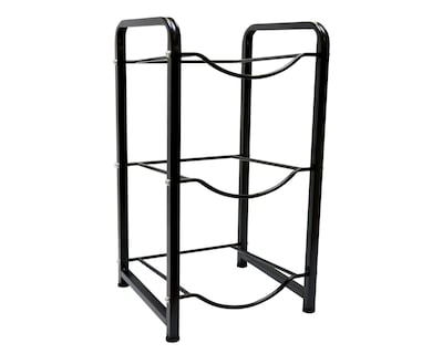 Foto 2 | Foto 2 | Estantería Para Garrafones Mu:4life Mu-ptg-2-n Negro Con Estructura De Acero Resistente Y Desmontable Para 3 Botellas