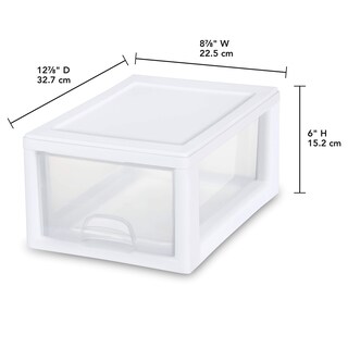 Foto 3 | Foto 3 | Cajón Apilable Sterilite 20518006 De 6 Cuartos De Galón/5.7 Litros (x6) - Venta Internacional.
