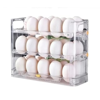 Foto 1 | Foto 1 | Organizador De Cocina Soporte Para Huevos De Almacenamiento Eo Safe Imports Esi-20620 Transparente