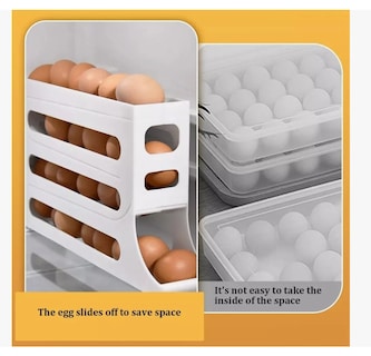 Foto 5 | Foto 5 | Organizador Dispensador De Huevos Para 30 Huevos.4 Niveles