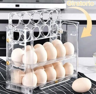 Foto 2 | Foto 2 | Organizador De Huevos Xtellar Premium Para Cocina De Alta Capacidad Y Ergonómico