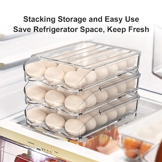 Foto 3 | Foto 3 | Refrigerador Apilable Automático Con Soporte Para Huevos Lafande - Venta Internacional.