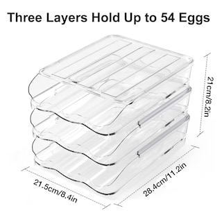 Foto 4 | Foto 4 | Refrigerador Apilable Automático Con Soporte Para Huevos Lafande - Venta Internacional.
