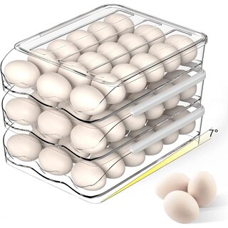 Foto 7 | Foto 7 | Refrigerador Apilable Automático Con Soporte Para Huevos Lafande - Venta Internacional.