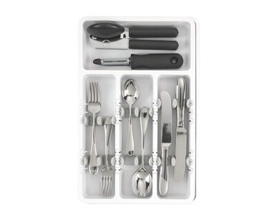 Foto 3 | Foto 3 | Organizador de Cubiertos Expandible Oxo color Blanco