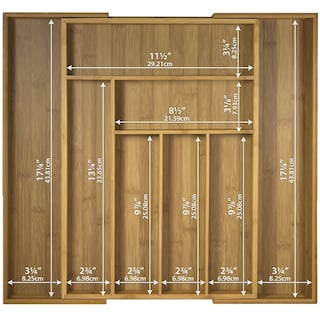 Foto 3 | Foto 3 | Organizador De Cajon Expandible Totally Bamboo