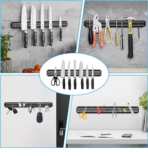 Foto 4 | Foto 4 | Barra Xtellar Iman Magnética Porta Cuchillos Herramientas Chef 2 Pcs