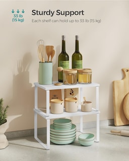 Foto 5 | Foto 5 | Estante Organizador De Armario Songmics Para Almacenamiento De Cocina, Juego De 4 - Venta Internacional.