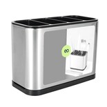 Organizador De Cubiertos Bandeja Escurridor Acero Inoxidable Eo Safe Imports Esi-19224 Plata