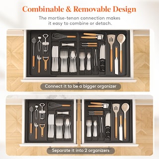 Foto 5 | Foto 5 | Organizador De Cajones Para Cubiertos Lifewit, Grande, Ampliable, 36 Cm - Venta Internacional.