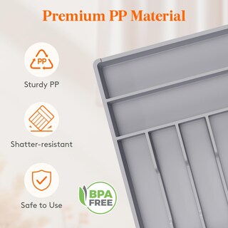 Foto 6 | Foto 6 | Organizador De Cubiertos Lifewit, Bandeja Para Cubiertos, 7 Compartimentos - Venta Internacional.