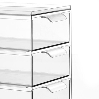Foto 5 | Foto 5 | Organizador De Almacenamiento Mdesign De Plástico Con 3 Cajones  Colección Lumiere - Venta Internacional.