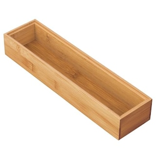 Foto 4 | Foto 4 | Organizador De Cajones Mdesign Bambú 12 Cm Apilable Paquete De 2 - Venta Internacional.