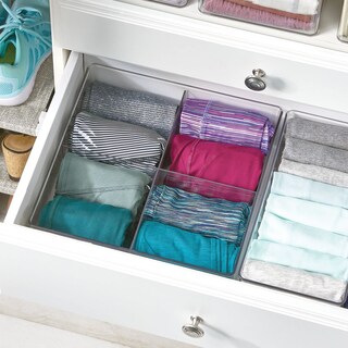 Foto 3 | Foto 3 | Organizador De Contenedores De Almacenamiento Con 4 Compartimentos Diseño Mdesign Transparente - Venta Internacional.