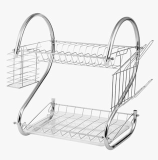 Foto 1 | Foto 1 | Escurridor De Cubiertos De Cocina Trastes Cromado Moderno