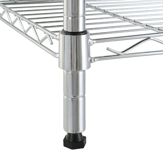 Foto 5 | Foto 5 | Estantería De Almacenamiento Amazon Basics Con 5 Estantes En Forma De Torre, Cromada - Venta Internacional.