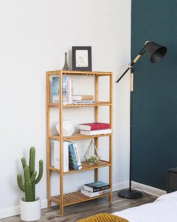 Foto 2 | Foto 2 | Estante de Almacenamiento Songmics de Bambú de 5 Niveles - Venta Internacional