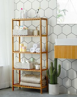 Foto 3 | Foto 3 | Estante de Almacenamiento Songmics de Bambú de 5 Niveles - Venta Internacional