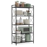 Estante De Almacenamiento Songmics De Metal De 5 Niveles Con Malla Densa, 160 X 80 X 145 Cm - Venta Internacional.