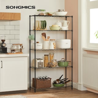 Foto 2 | Foto 2 | Estantes de Almacenamiento Songmics 5 Niveles Negro - Venta Internacional
