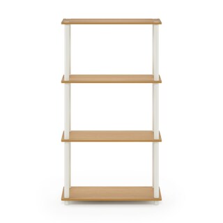 Foto 6 | Foto 6 | Estante Expositor Furinno Turn-n-tube De 4 Niveles, Haya Y Blanco - Venta Internacional.