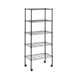 Foto 1 | Foto 1 | Estantería De Almacenamiento Simple Deluxe De 5 Niveles, Cromada, 54 X 30 X 137 Cm - Venta Internacional.