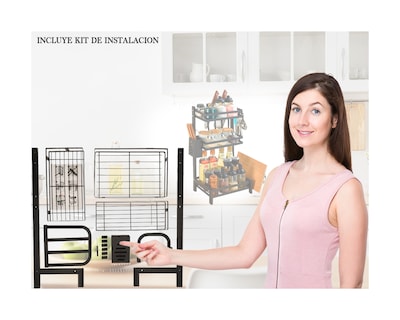 Foto 3 | Foto 3 | Organizador Brandtrendy Rack 3 Niveles color Negro