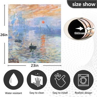 Foto 4 | Foto 4 | Funda Magnética Para Lavavajillas Naanle Impression Sunrise Monet - Venta Internacional.