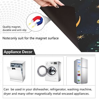 Foto 3 | Foto 3 | Funda Magnética Para Lavavajillas Naanle Moon Mushroom, 58 X 66 Cm - Venta Internacional.