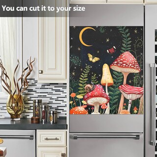 Foto 6 | Foto 6 | Funda Magnética Para Lavavajillas Naanle Moon Mushroom, 58 X 66 Cm - Venta Internacional.