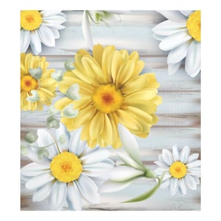 Foto 1 | Foto 1 | Funda Magnética Para Lavavajillas Naanle Wooden Daisy Sunflower - Venta Internacional.