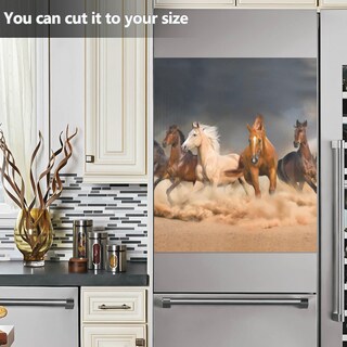 Foto 6 | Foto 6 | Funda Magnética Para Lavavajillas Naanle Running Horse 58 X 66 Cm - Venta Internacional.