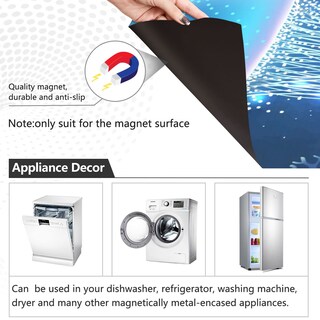 Foto 3 | Foto 3 | Cubierta Magnética Para Lavavajillas Naanle Brilling Seahorse Jellyfish - Venta Internacional.