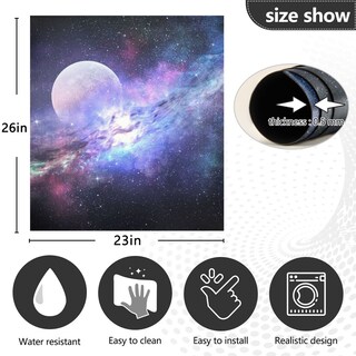 Foto 4 | Foto 4 | Funda Magnética Para Lavavajillas Naanle Space Nebula Planet 60 X 65 Cm - Venta Internacional.