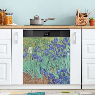 Foto 2 | Foto 2 | Funda Magnética Para Lavavajillas Naanle Irises Van Gogh, 58 X 66 Cm - Venta Internacional.