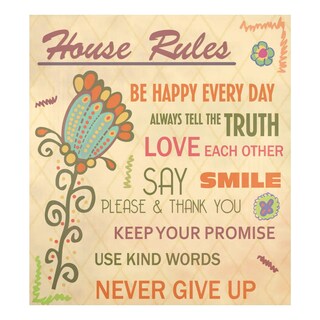 Foto 1 | Foto 1 | Funda Magnética Para Lavavajillas Naanle House Rules Flowers, 23 X 26 - Venta Internacional.