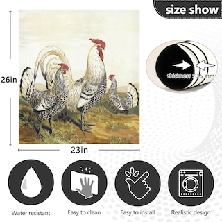 Foto 4 | Foto 4 | Funda Magnética Para Lavavajillas Naanle Vintage Rooster, 58 X 66 Cm - Venta Internacional.