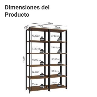 Foto 3 | Foto 3 | Armario Organizador Multiuso Para Cocina Madesa 118cm Mn