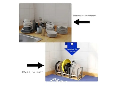 Foto 5 | Foto 5 | Rganizador Xtellar De Platos Cocina Multiusos Escurridores
