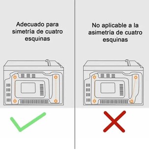Foto 4 | Foto 4 | Soportes Xtellar Plegables De Acero Inoxidable Para Microondas