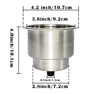 Foto 3 | Foto 3 | Soporte Para Vasos Yuanhe De Acero Inoxidable Para Barcos Marinos Y Caravanas - Venta Internacional.